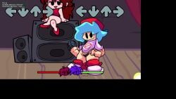 big_thighs boyfriend_(friday_night_funkin) clovedex_(artist) female femboy friday_night_funkin gameplay girlfriend_(friday_night_funkin) male male/female male_focus sprite tagme video