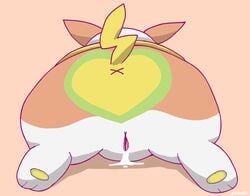 1girls 3_toes after_sex anus ass bodily_fluids brown_fur butt_heart canine cum cum_drip cum_in_pussy cum_inside cum_on_ground dripping ears_up female feral fur furry furry_only genital_fluids green_pawpads lying nintendo on_front pawpads pichu90 pokémon_(species) pokemon pussy raised_tail rear_view solo tail toes video_games white_fur x_anus yamper