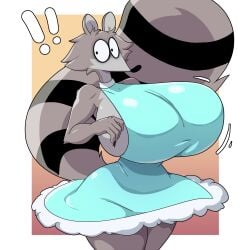 uva the raccoon fan art