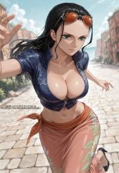 4k_render aesthetic_ai aesthetic_render ai_art ai_generated alluring_beauty amazon_lily anime_character anime_fanart anime_girl anime_heroine anime_inspired anime_style artistic_render beautiful_character beautiful_female beautiful_render captivating_gaze character_design character_focus character_illustration character_portrait charming_character cinematic_lighting cleavage concept_art confident_pose confident_smile detailed_character_render detailed_painting detailed_portrait detailed_render digital_art digital_painting dynamic_pose elegant_pose elegant_style enchanting_style fan_favorite fanart fantasy_art fantasy_beauty fantasy_female fantasy_queen fantasy_warrior fantasy_woman female female_only female_pirate feminine_power gorgeous_character graceful_female graceful_strength high_quality_render iconic_character kuja_empress legendary_character long_black_hair nico_robin nipple_bulge one_piece pirate_empress pirate_queen powerful_aura powerful_female powerful_woman queen_of_pirates realistic_lighting realistic_render red_dress regal_pose royal_aesthetic seductive_expression seductive_pose strong_female stunning_render stylized_art