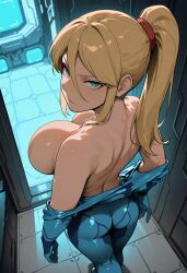 samus aran from metroid by smashai