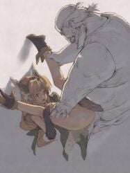 1boy 1girls against_surface against_wall ai_assisted ai_generated animated animated_image beard big_male big_penis blonde_hair boots branch_(artist) branch_(blackrabbits) clothed clothed_sex crying cuffs dubious_consent female headgear held_by_legs hotdogging huge_cock ichigatsu111 imminent_penetration imminent_rape imminent_sex insertion legs_up long_hair long_sleeves looking_at_another male older_male_and_younger_female partly_colored penetration penis_in_pussy petite petite_body petite_breasts petite_female pussy pussy_lips pussy_teasing rape raped_by_enemy raped_female raped_girl riesz seiken_densetsu_3 shaved_pussy shocked shocked_expression size_difference small_breasts smaller_female spread_legs straight tear tears teasing trials_of_mana uncensored video younger_female