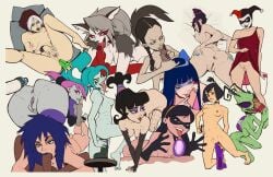 13girls 6+girls 7boys barefoot batman_(series) beetlejuice busty choker crossover cyborg_(dc) danny_phantom dark-skinned_male dc_comics ember_mclain extreme_ghostbusters female female_focus flat_colors ghost_girl ghostbusters goth goth_girl gothic harley_quinn harley_quinn_(classic) helluva_boss hourglass_figure human interracial invader_zim jinx_(dc) juri_han kylie_griffin loona_(helluva_boss) lydia_deetz male marvel multiple_boys multiple_girls nickelodeon nude nude_female nudity panty_&_stocking_with_garterbelt pink_hair rogue_(evolution) rogue_(x-men) sam_manson sex shadowmist stocking_anarchy straight straight_sex street_fighter tak_(invader_zim) teen_titans the_addams_family the_incredibles victor_stone violet_parr wednesday_addams wide_hips x-men x-men_evolution