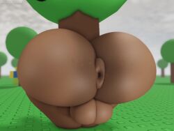1boy 3d 3d_animation alternate_version_at_source alternate_version_available anal animated anus ass balls ballsack big_ass big_balls big_butt clapping_ass clapping_buttocks clapping_cheeks evil_tree_(roblox) huge_ass huge_butt male male_focus male_only muitetul noob_(roblox) puffy_anus roblox tagme thick_thighs thighs tree trees twerk twerking video