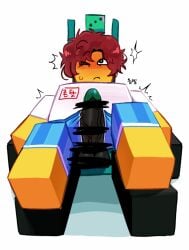 1x1x1x1 1x1x1x1_(forsaken) 2boys blocky_body blush censored forsaken_(roblox) frotting gay gay_sex naked_male_with_clothed_male roblox roblox_game robloxian shedletsky shedletsky_(forsaken) sweat tagme tagme_(artist) yaoi