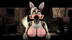 16:9 3d 3d_(artwork) 4th_wall_breaking absurd_res animatronic breasts canid canine digital_media_(artwork) female five_nights_at_freddy's five_nights_at_freddy's_2 fox hi_res looking_at_viewer machine mammal mangle_(fnaf) nighttrap open_mouth robot video_games