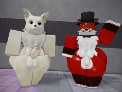 arctic fox head (roblox) from roblox by muitetul
