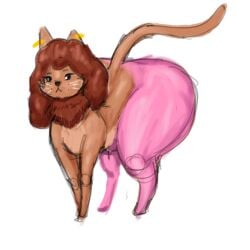 1girls 2025 artist_request ass beastiality big_breasts brown_fur brown_hair buttons cat_lilly chubby earrings fanart fat_ass fat_breasts fat_butt fat_female fat_fetish fat_legs fat_thighs feline female_focus furry_female furry_only huge_ass mixed_person monstorlilly monstorlilly_(character) original realistic_proportions self_insert sketch sweater twitter_user_oc whiskers wide_hips wide_thighs