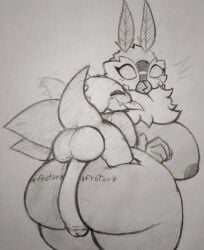 1boy 1girls antennae_(anatomy) anus areolae balls boobs breasts cock eyelashes fat_ass female fur furry godzilla_(series) greyscale heart_symbol huge_boobs huge_breasts humanoid insect_girl insect_wings male mandibles moth moth_girl mothra nipples onomatopoeia pan_(panhornead06) pencil_(artwork) penis pussy rand0m_293 scalie sideboob size_difference small_but_hung smaller_male spanish_text spread_anus spread_ass tail taller_female testicles text tongue tongue_out traditional_media_(artwork) tremble_spikes twitter_user_oc
