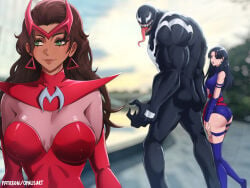 psylocke from marvel by opalisart