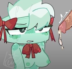 tisha (dandy's world) from christmas by cornfkeolino