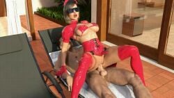 3d 3d_animation ai ai_generated animated incest latex latex_clothing latex_gloves latex_thighhighs mother mother_and_son outdoor_sex outdoors reverse_cowgirl_position riding riding_penis sex short_hair sunglasses tinted_eyewear