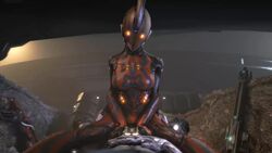 1boy 3d alien animated breasts cowgirl_position ember_(warframe) excalibur_(warframe) female female_on_top graxx male no_humans pov sex silversounds sound straight tagme valkyrq video warframe white-crow