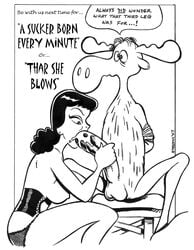 2007 bullwinkle_j_moose frank_strom jay_ward_productions natasha_fatale oral_sex panties rocky_and_bullwinkle tagme