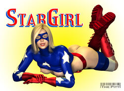 1girls 3d courtney_whitmore dc dc_comics female female_only justice_society_of_america solo star-spangled_kid stargirl superheroine the_pitt uncensored