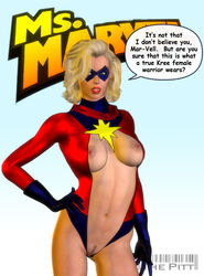 3d avengers carol_danvers marvel ms._marvel_(carol_danvers) straight_hair the_pitt