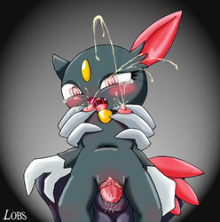 blush color female front_view insertion lactation lobs male nipples penis pokemon pokemon_(species) sex sneasel straight tagme vulva weavile