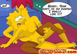 color comics-toons female human human_only lisa_simpson male robert_terwilliger sex straight the_simpsons vaginal_penetration yellow_body