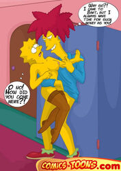 color female human human_only lisa_simpson male robert_terwilliger the_simpsons yellow_body