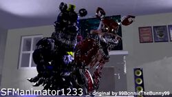 anal anal_sex animated bear canid cum_in_ass five_nights_at_freddy's five_nights_at_freddy's_4 fox gay ingame_model male/male male_penetrated male_penetrating male_penetrating_male nightmare_(fnaf) nightmare_foxy no_sound nude penetration penis sex tagme ursid ursine video yaoi