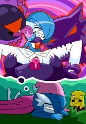 1girls 1other 3boys awkward awkward_situation bite biting_leg biting_thigh blanket blood clawing crying crying_with_eyes_closed displeased dominant domination dream dreaming drowzee eyes_closed female_gardevoir gangbang gardevoir gastly gengar haunter legs_forced_open legs_held_open legs_spread lick licking licking_face maledom nightcap penis penis_in_pussy pixel_(artwork) pixel_art pokemon pokemon_(species) pokemon_rgby pokemon_rse pussy rape red_eyes reverse_stand_and_carry_position secretly_loves_it shiny_gardevoir sleep sleeping submissive submissive_female trauma traumatized vaginal_penetration vaginal_sex xierra099