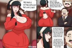 begging big_ass big_breasts black_hair drevod milf mind_control murdoch_swan page_number red_clothing thicc_thighs yor_briar