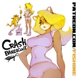 crash bandicoot from crash (series) by fishine