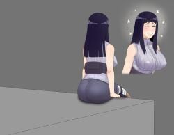 1girls artist_request ass asscheeks big_ass big_butt blush boruto:_naruto_next_generations buttcheeks dumptruck_ass dumptruck_butt dumpy female female_focus female_only head_down_ass_up horny huge_ass huge_butt hyuuga_hinata large_ass large_butt looking_up milf mother naruto naruto_(series)