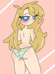 1609bell bell1609 blue_eyes female_only fnafhs joy_(fnafhs) solo yellow_hair