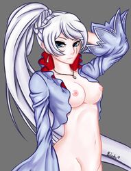 weiss schnee from rwby by theklocko