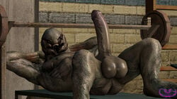 16:9 1boy 3d abs alien ass balls circumcised covenant erection grey_balls halo halo_(series) invalid_tag male male_only male_sangheili_(halo) microsoft muscular nipples obliques pecs penis pose sangheili solo vein video_games weights xbox_game_studios yellow_eyes