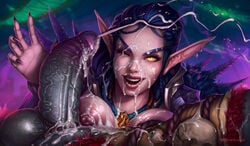 1boy 1girls 2019 areolae balls big_breasts big_penis blizzard_entertainment blood_elf breasts bwonsamdi cum cum_on_breasts cum_on_face cum_on_self cumshot duo ejaculation elf excessive_cum faceless_male facial female hair huge_breasts large_penis loa_(warcraft) male moaning naughty_face nipples one_eye_closed orgasm penis pointy_ears ruined_orgasm seductive seductive_smile smile straight thick_penis valyasha vein veiny_penis video_games vincentcc warcraft world_of_warcraft yellow_eyes zandalar