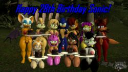 3d 3d_model amy_rose bunnie_rabbot cream_the_rabbit fiona_fox harem hershey_the_cat mobian mobian_(species) mobian_bat nicole_the_lynx nude rouge_the_bat sally_acorn sega sfm sonic_(series) sonic_adventure_2 sonic_the_hedgehog sonic_the_hedgehog_(series) tito_tha_raccoon