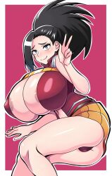 momo yaoyorozu from my hero academia by senak012