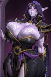 1female 1girls 2d 2d_(artwork) ai ai_art ai_assisted ai_generated ass biceps big_ass big_breasts big_butt big_thighs biped black_hair black_sclera blizzard_entertainment blue_eyes bolt_on_tits breast_implants breasts enhanced_breasts fake_breasts female female_focus female_only hotdonutsai hourglass_figure huge_ass huge_breasts huge_butt human humanoid large_ass large_breasts light-skinned_female light_skin long_hair pink_eyes purple_body purple_skin silicone silicone_implants stable_diffusion straight thick_thighs thighhighs thighs voluptuous voluptuous_female world_of_warcraft xal'atath