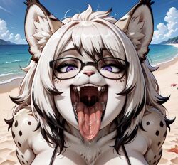 ai_generated furry_vore mouth open_mouth uvula vore