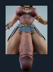 1futa 3d dc dc_comics futanari huge_cock kaylzara penis solo veiny_penis wonder_woman wonder_woman_(series)