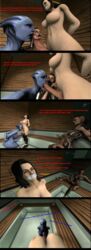 3d alien asari blue_skin bondage cheating comic cucked_by_futa cuckold cuckquean dickgirl english_text fellatio femdom forced futa_on_futa futanari gagged intersex jack_(mass_effect) liara_t'soni licking_penis mascara_tears mass_effect masturbating_cuck miranda_lawson netorare ntr precum running_mascara source_filmmaker subject_zero throbbing watching wholeroastedchicken