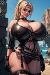 ai_generated big_breasts breasts bythebrokenone dead_or_alive female huge_breasts hyper_breasts large_breasts nai_diffusion ninja_gaiden rachel_(ninja_gaiden) stable_diffusion thick_thighs