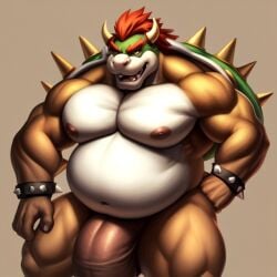 1boy abs ai_assisted ai_generated anthro ass balls belly big_balls big_belly big_penis big_thighs bowser bowser_(movie) clothes_off clothes_removed cock cock_hungry dick dick_out erect erect_nipples erection fat fat_belly frosting.ai furry furry_male furry_only genitals horns huge_balls huge_belly huge_cock huge_thighs king koopa large_balls large_belly large_penis large_thighs male male_nipples male_only mario_(series) mature mature_male nintendo nipples obese obese_male open_mouth overweight overweight_male penis penis_out red_hair reptile royalty scalie shell solo solo_male spiked_shell