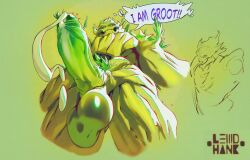 2025 absurd_res balls big_balls big_penis bodily_fluids cum cum_drip cum_string dialogue dripping elemental_creature elemental_humanoid english_text erection flora_fauna foreskin genital_fluids genitals glans green_background groot guardians_of_the_galaxy hi_res humanoid humanoid_genitalia humanoid_penis leaf lewdhank looking_at_viewer looking_down looking_down_at_viewer low-angle_view male marvel muscular muscular_humanoid muscular_male not_furry nude penis plant plant_humanoid presenting presenting_penis pubes saggy_balls signature simple_background solo standing talking_to_viewer text thick_penis treant tree tree_bark uneven_balls unretracted_foreskin vein