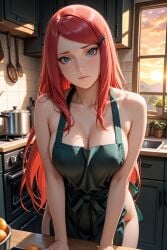 ai_generated naked_apron naruto uzumaki_kushina