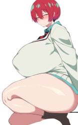 1female 1girls big_breasts breasts cham22 female female_only gundam gundam_gquuuuuux huge_breasts pixiv_link plump solo solo_female tagme