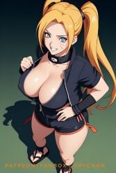 1girls ai_generated ass big_breasts blonde_hair blue_eyes breasts female female_only long_hair looking_at_viewer naruko naruto naruto_(series) naruto_shippuden sexy_no_jutsu shychan solo stable_diffusion thick_thighs thighs twintails whiskers