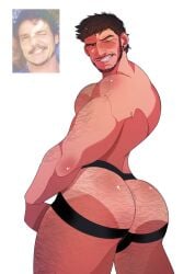 gay gay_male inkpuppy jockstrap male male_only pedro_pascal solo_male yaoi