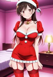 mizuhara chizuru from christmas by artkoikoi