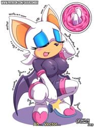 1girls anthro bat bat_wings big_breasts boots breasts closed_eyes clothing english_text female female_only fingering furry furry_only gloves internal mammal masturbation membranous_wings nipple_bulge pussy rouge_the_bat sega skajrzombie solo sonic_(series) text url vaginal_masturbation video_games white_fur white_hair wings