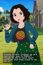 emma myers from a minecraft movie by xusisidie