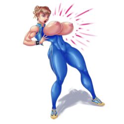 1girls asian cameltoe chun-li cleavage curvy erect_nipples female huge_areolae huge_ass huge_breasts masuta puffy_nipples street_fighter thick_lips voluptuous wide_hips