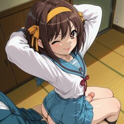 1:1 1:1_aspect_ratio ai_generated anal anal_penetration anal_sex anime anime_style big_ass big_dick big_penis crossdressing femboy flat_chest flat_chested gay genderswap genderswap_(ftm) lips male male_only otoko_no_ko otokonoko penis sex sissy suzumiya_haruhi suzumiya_haruhi_no_yuuutsu the_melancholy_of_haruhi_suzumiya tomgirl trap twink uncensored veiny_penis yaoi